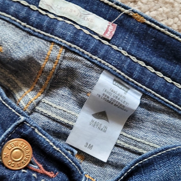 Levis 3M skinny low waist jeans denim - Picture 2 of 4